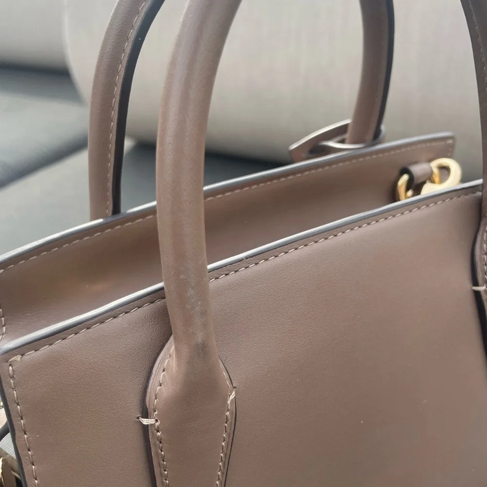 COACH Andrea Carryall Leather Bag - Picture 13 of 14